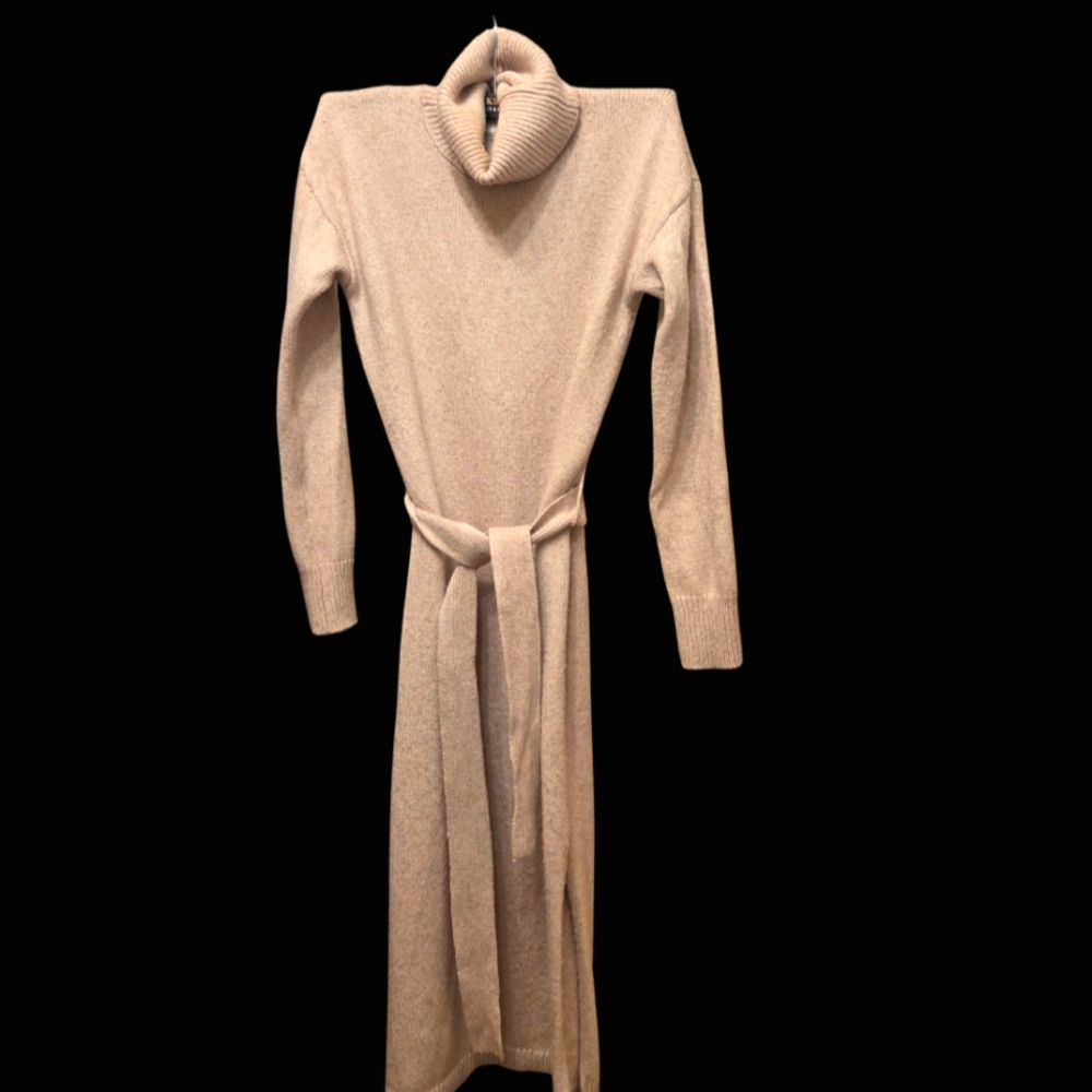 Rachel Zoe Cream Long Sleeve Dress